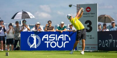 Jeongwoo Ham stays on top of the Singapore Open leaderboard after another strong round at Sentosa. [Asian Tour photo]