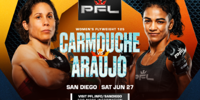 Liz Carmouche prepares for her PFL San Diego co-main event against Viviane Araújo at Pechanga Arena San Diego ahead of fight night on June 27.