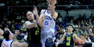 Patrick Gardner provides a strong inside presence for Meralco during Game 4 against TNT. [photo credit: Peter Baltazar]