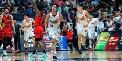 Andrei Caracut delivers a huge offensive performance for the Elasto Painters [PBA Images]