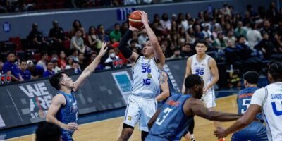 Roger Pogoy after TNT’s Game 3 victory over Meralco. [PBA Images]