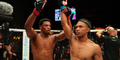 Patrick Habirora following his victory at PFL Brussels. [PFL photo]