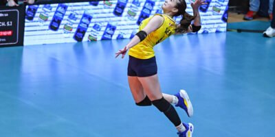 Bella Belen during the PVL season with Capital1. [PVL Images]