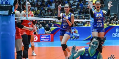 Bella Belen powers Team Heart’s offense during the 2026 Volleyball All-Star Showcase in Candon City. [PVL Images]