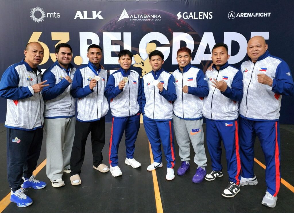 Members of the Philippine Boxing Team during their European tournament campaign. [ABAP photo release]