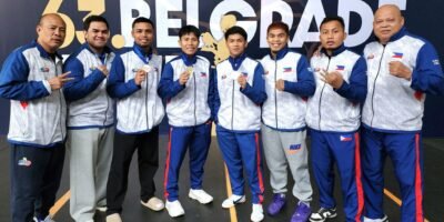 Members of the Philippine Boxing Team during their European tournament campaign. [ABAP photo release]