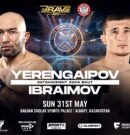 Dias Yerengaipov faces Ryskulbek Ibraimov at BRAVE CF 105 in Kazakhstan