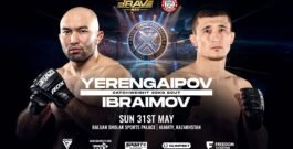 Dias Yerengaipov faces Ryskulbek Ibraimov at BRAVE CF 105 in Kazakhstan