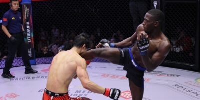 Nicholas Hwende is one win away from making BRAVE CF history as he fights for the vacant featherweight title at BRAVE CF 105.