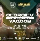 BRAVE CF 107 adds explosive Georgiev vs Yaqoob lightweight clash