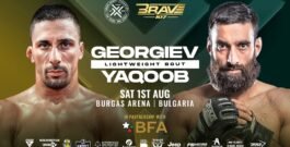 BRAVE CF 107 adds explosive Georgiev vs Yaqoob lightweight clash