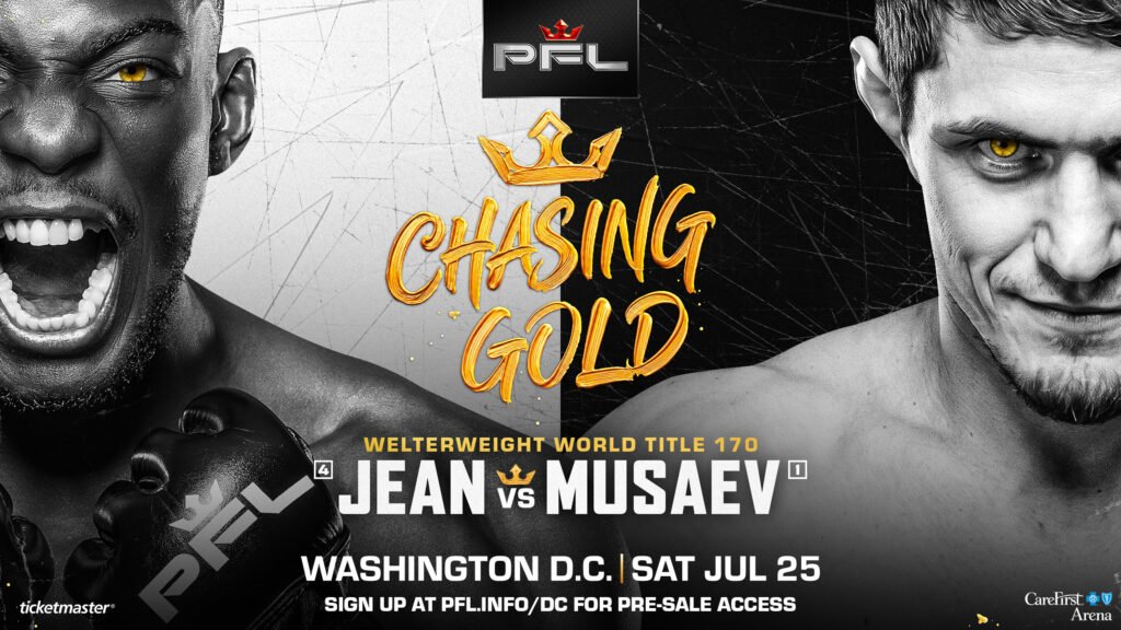 Thad Jean faces Shamil Musaev for the vacant PFL welterweight title on July 25.
