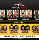 PFL San Diego Fight Card Set With McKee vs Isbulaev Headlining Event