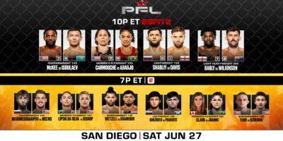 PFL San Diego fight card brings elite global talent to Pechanga Arena