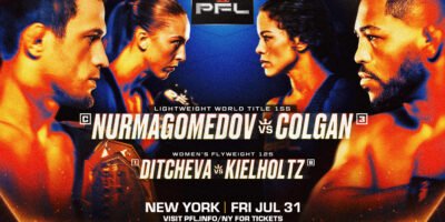 Usman Nurmagomedov will defend his PFL lightweight championship against Archie Colgan.