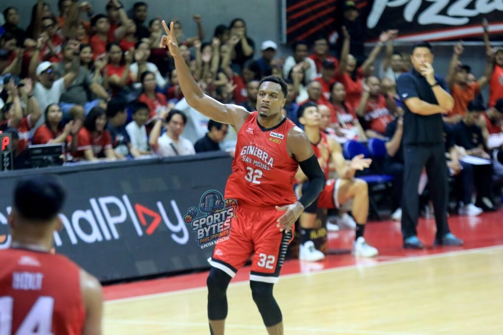 Justin Brownlee turned Game 5 into a Finals classic with a career-high 54 points as Ginebra survived TNT in overtime. [photo credit: Peter Baltazar]