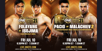 Philippine MMA takes center stage with Joshua Pacio and Eduard Folayang on the card.