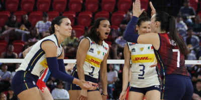 Italy women's national volleyball team during the Volleyball Nations League in Pasig City. [PSC photo]