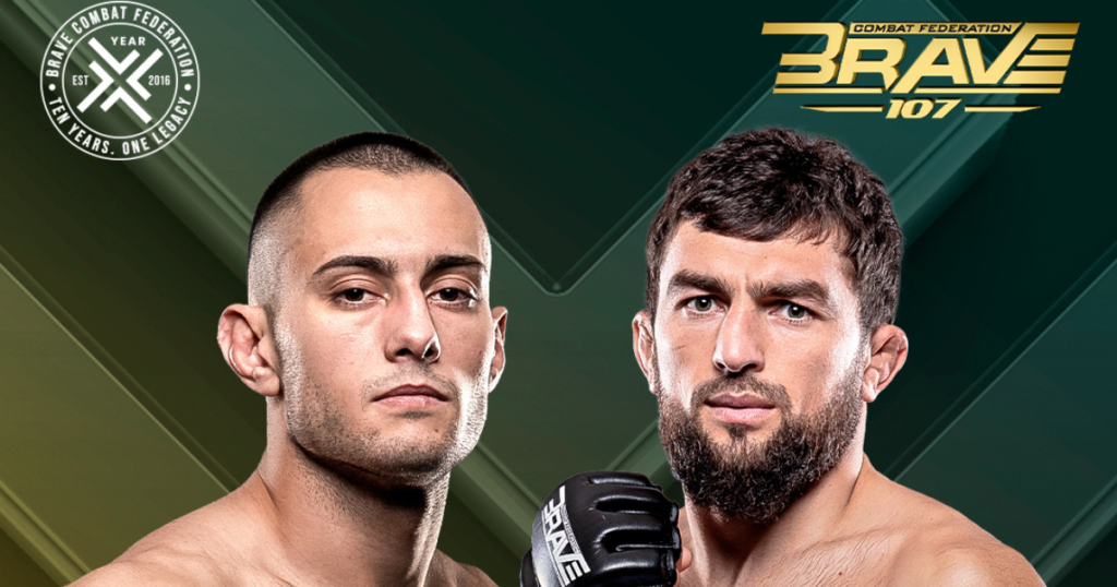 BRAVE CF returns to Bulgaria with a major showdown as undefeated Nikolay Atanasov puts his perfect record on the line against Magomed Idrisov.