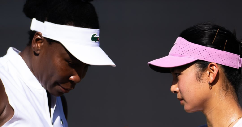 Alexandra Eala and Venus Williams during their doubles campaign at the 2026 Bad Homburg Open. [WTA Instagram]