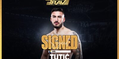 Amil Tutić signs an exclusive multi-fight contract with BRAVE CF.