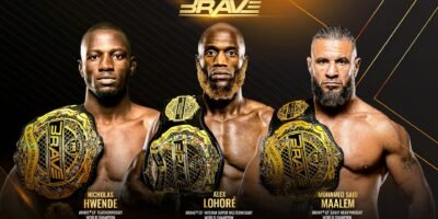 Three African world champions simultaneously holding BRAVE CF gold marks a historic milestone.