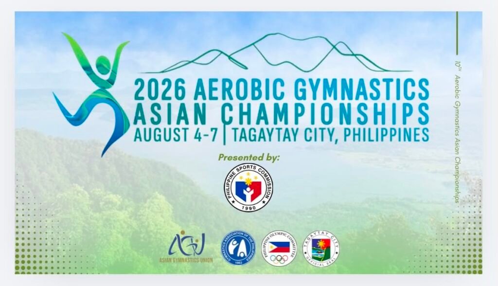 Athletes from 11 nations will compete at the Senior Aerobic Gymnastics Asian Championships.