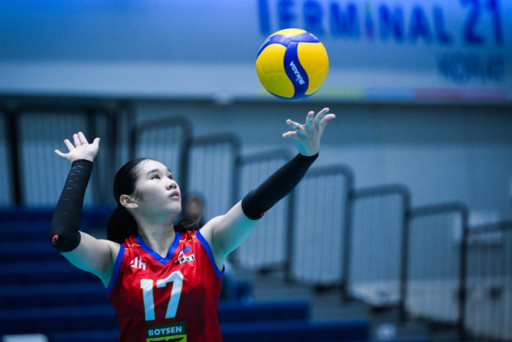 Sharina Rhayza Lleses led Alas Pilipinas with 15 points against Japan. [AVC photo]