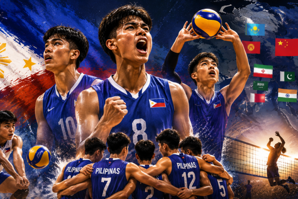 The Philippines opens its AVC Boys' U18 Volleyball Championship campaign against Iran.