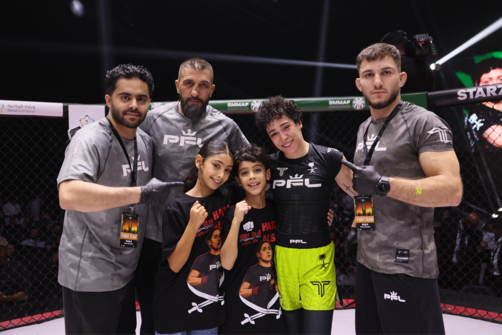 Hattan Alsaif made her professional MMA debut at PFL MENA Riyadh. [PFL photo]