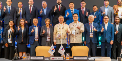 Delegates from Asian National Olympic Committees attend the SEAPYG launch ceremony.