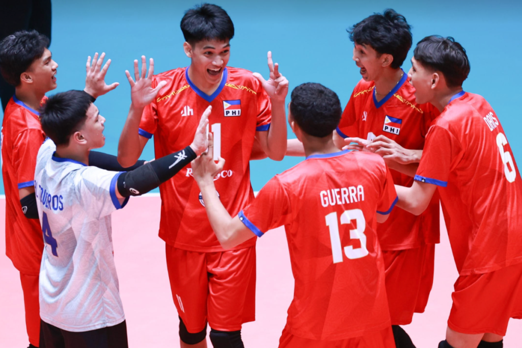 Alas Pilipinas Boys open their campaign against Iran in the 2026 AVC Boys' U18 Volleyball Championship. [AVC photo]