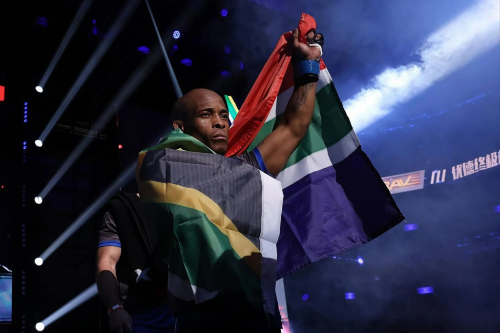 Luthando Biko prepares for his BRAVE CF 107 flyweight showdown against Bidzina Gavashelishvili.