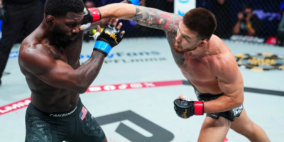 Johnny Eblen def. Impa Kasanganay via KO (Round 3, 2:39) – Interim PFL Middleweight Championship [PFL photo]