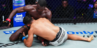 PFL Welterweight World Title: Thad Jean def. Ernesto Rodriguez by TKO (punches), 2:44, Round 3 [PFL photo]