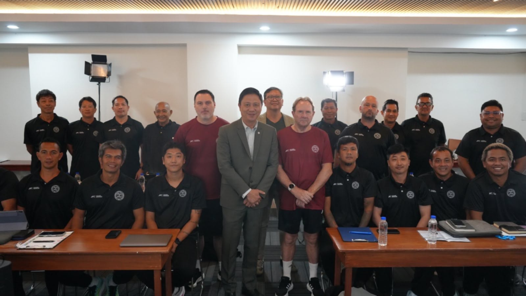 The AFC Pro Diploma Coaching Course strengthens the future of Philippine football through elite coaching education. [PSC photo]