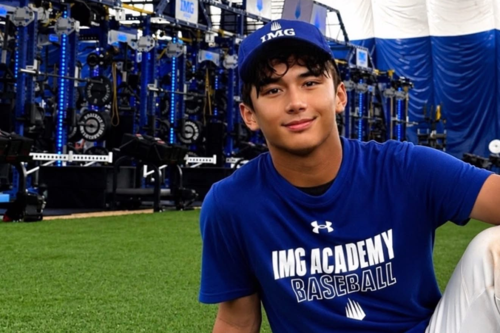 Aiden Lazaro becomes the first homegrown Filipino baseball player to join IMG Academy.