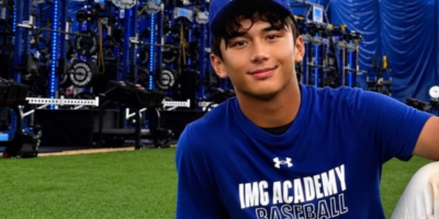 Aiden Lazaro becomes the first homegrown Filipino baseball player to join IMG Academy.