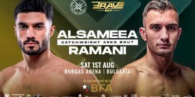 Mohamed Alsameea returns to action at BRAVE CF 107 in Bulgaria.
