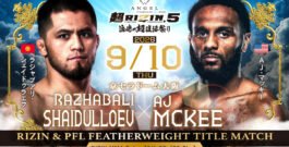 RIZIN And PFL Unite For MMA’s First-Ever Double Title Fight