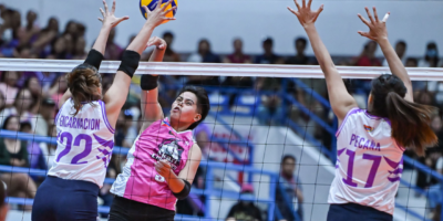 Chenie Tagaod led Akari to a four-set win over Choco Mucho in the PVL On Tour. [PVL Images]