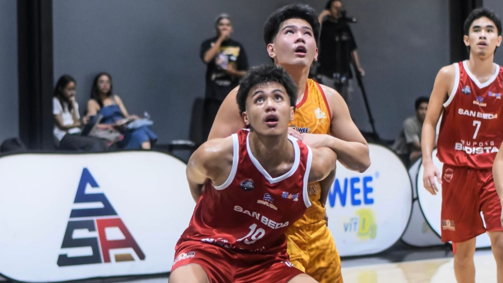 San Beda and Mapua compete during the PYBC Season 2 Under-18 championship game.