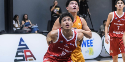 San Beda and Mapua compete during the PYBC Season 2 Under-18 championship game.