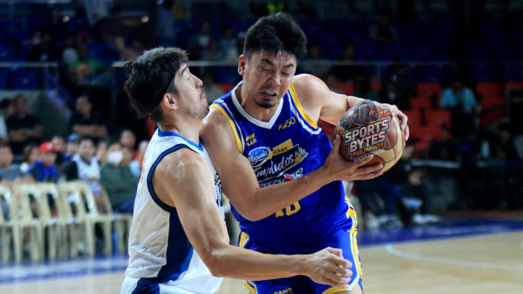 Ian Sangalang recorded a double-double to help Magnolia secure its second straight win. [photo credit: Peter Baltazar]