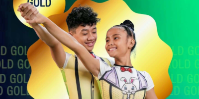 Rhimel Daniel Cabides and Antonette Amante won gold in the youth mixed pairs event.