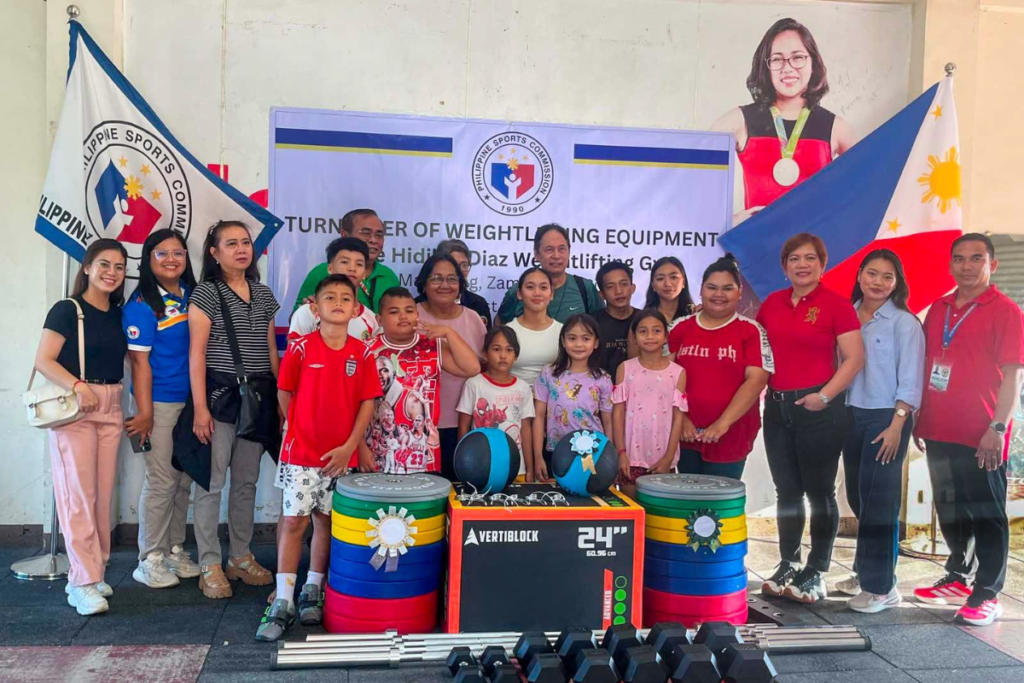 Young weightlifters continue their development at the Zamboanga City facility built by Hidilyn Diaz to support athletes in her hometown.