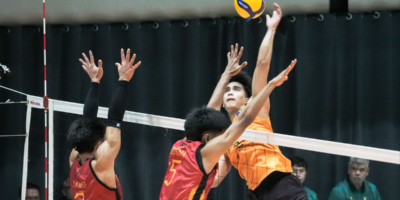 FEU captain Dryx Saavedra led the Tamaraws in their opening victory of the V-League Collegiate Challenge title defense.