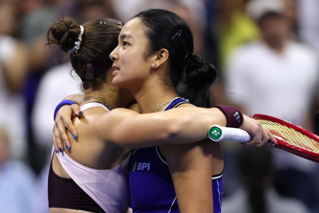 Alexandra Eala's US Open campaign came to an end after a dramatic three-set battle against Iva Jovic. [WTA Instagram]