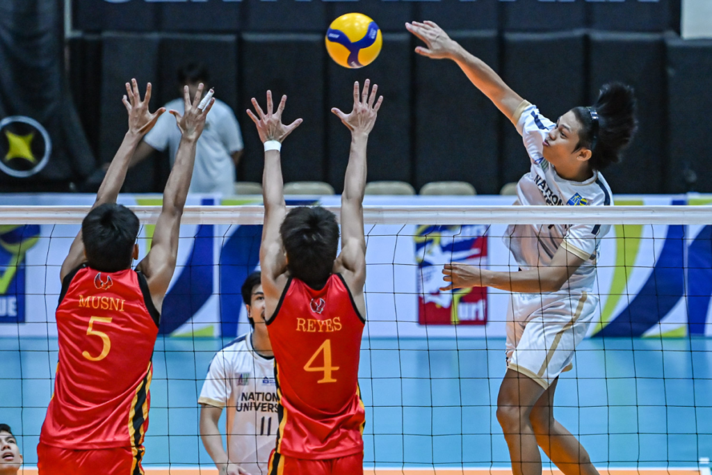 Leo Ordiales led National University with 19 points in the Bulldogs' straight-set victory over Mapua. [PVL Images]