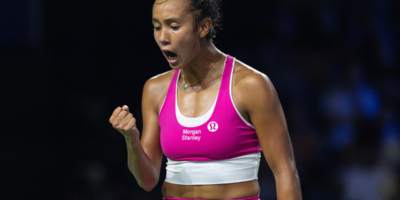 Leylah Fernandez advanced to the Singapore Tennis Open semifinals after defeating world No. 5 Mirra Andreeva, 6-2, 7-5. [photo credit: WTA | Ashok Kumar]